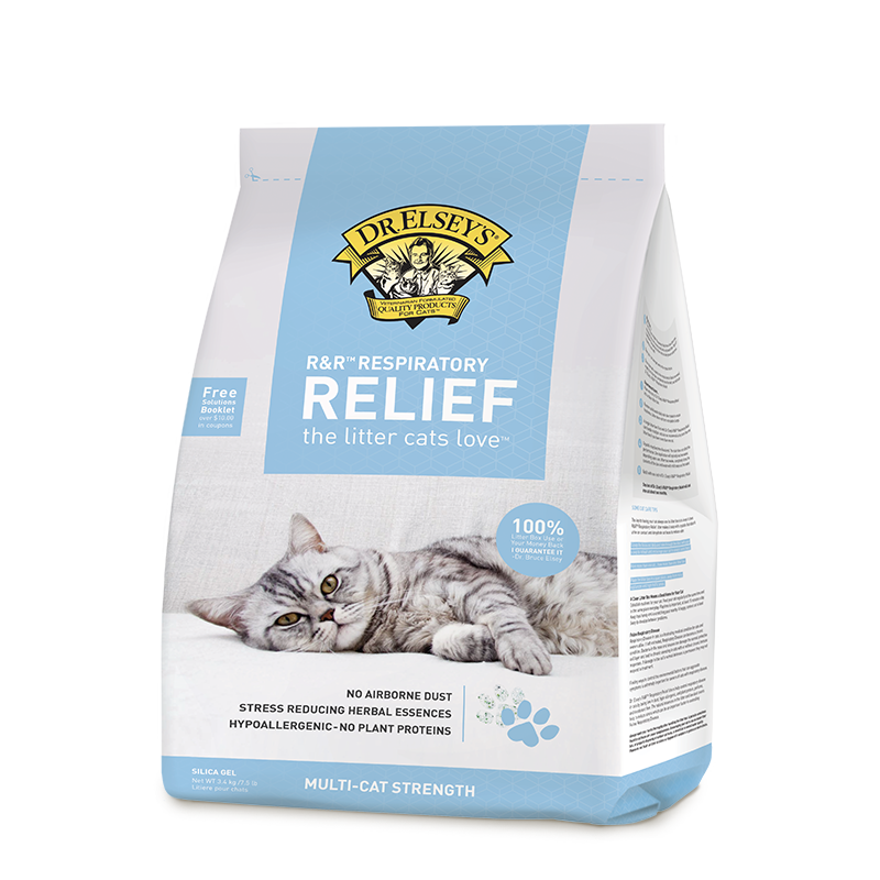 Dr. Elsey’s R&R™ Respiratory Relief Silica Gel Cat Litter
